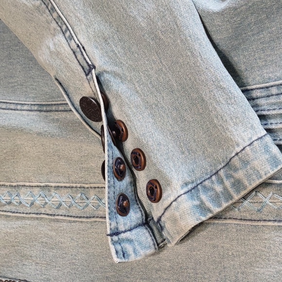 DG2 by Diane Gilman Embellished Denim Jacket - Picture 12 of 13